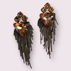 Amber Statement Earrings