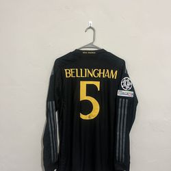 Real Madrid 2023-24 3rd Bellingham Jersey Large (slim Fit) 