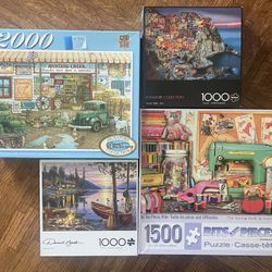 4 Jigsaw Puzzles 