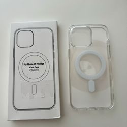 iPhone 15 Pro Max Clear Cade Magnetic MagSafe 
