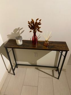 Slim console table