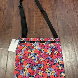 New Lesportsac Crossbody Bag Purse Handbag Floral