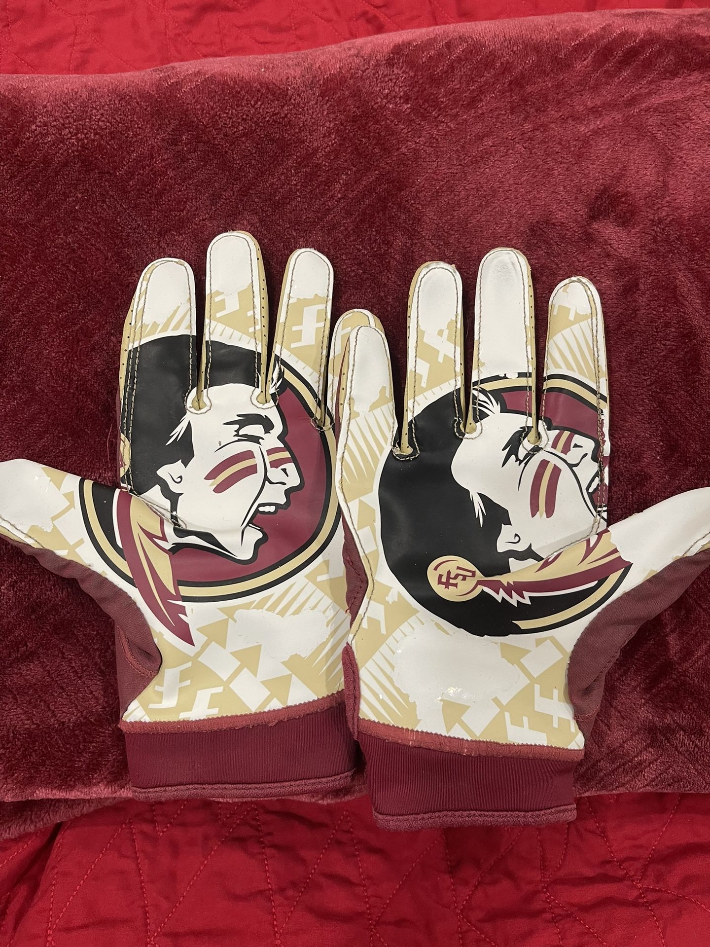 Florida State College Gloves (player Worn)