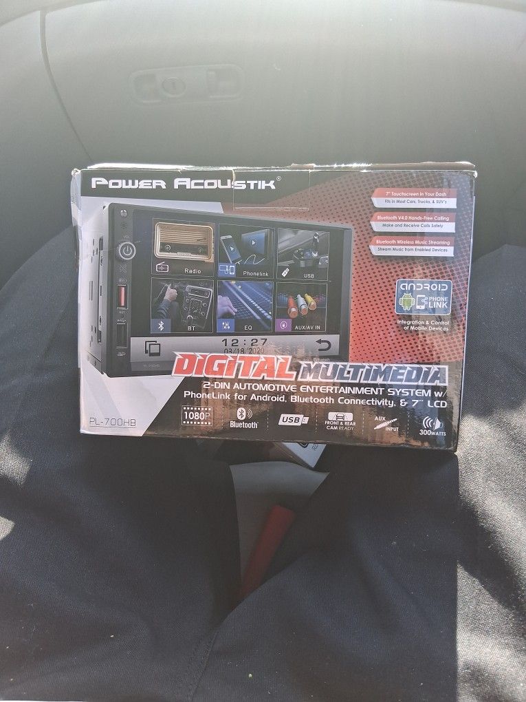 Power Acoustik Digital Multi Media Car Receiver