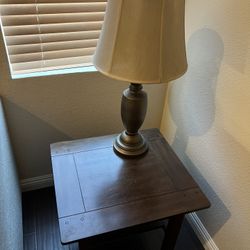 2 Side Tables And Lamps