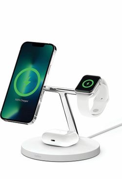 Belkin BoostCharge Pro 3-in-1 Wireless Charging Station New