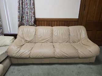 1 Peice Leather Sofa