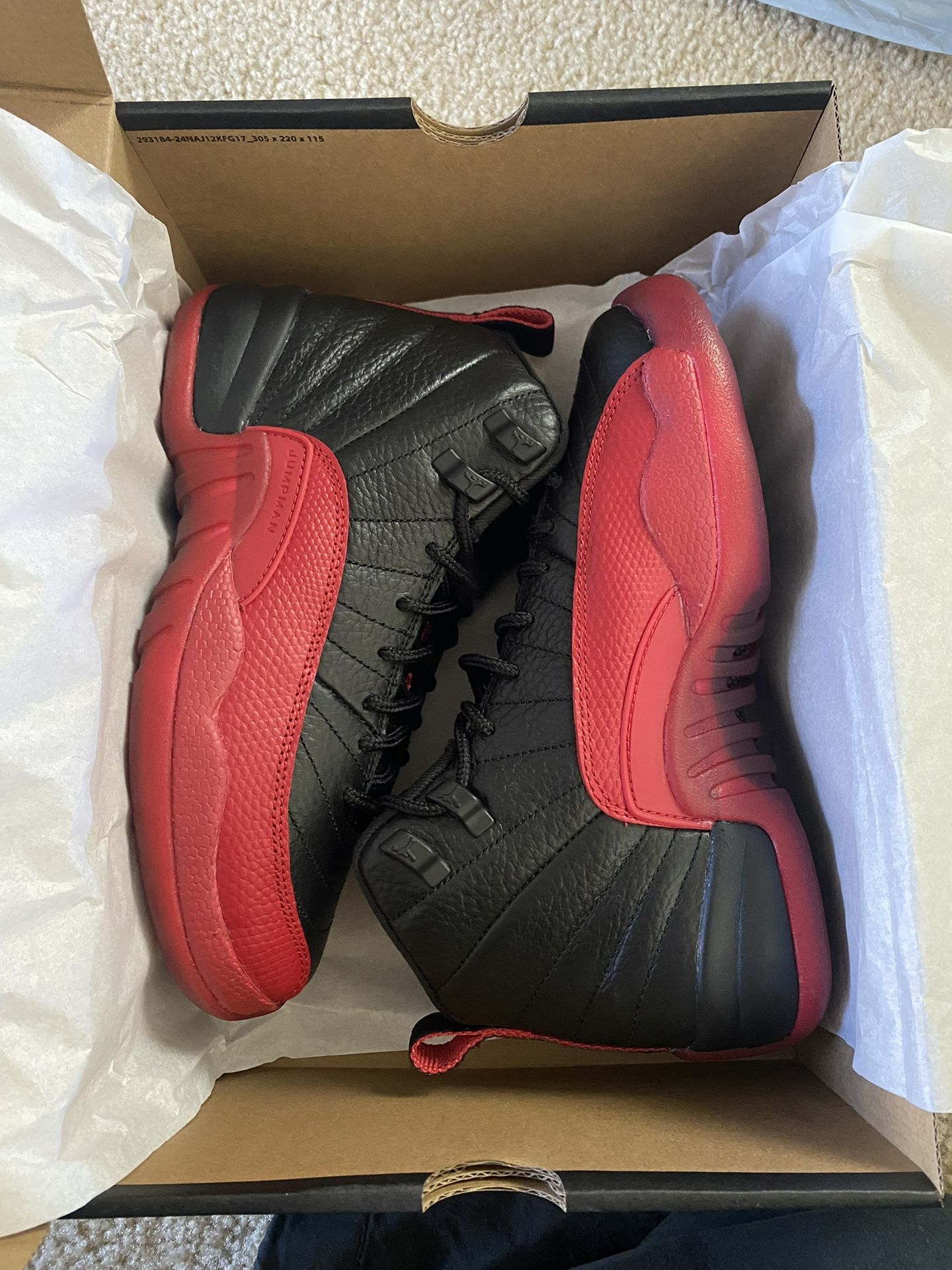 Jordan 12 Flu Game Size 5Y