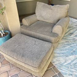 Sofa Chair and ottoman 