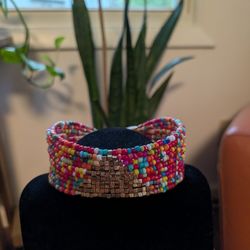 Beautiful Beaded Choker Necklace 
