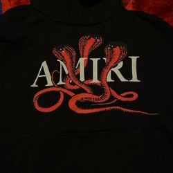 Amiri Black And Poison Hoodie 