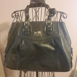 Real Leather Coach Purse