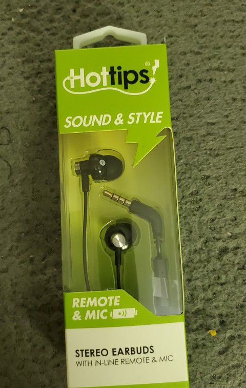 Hottips stereo earbuds