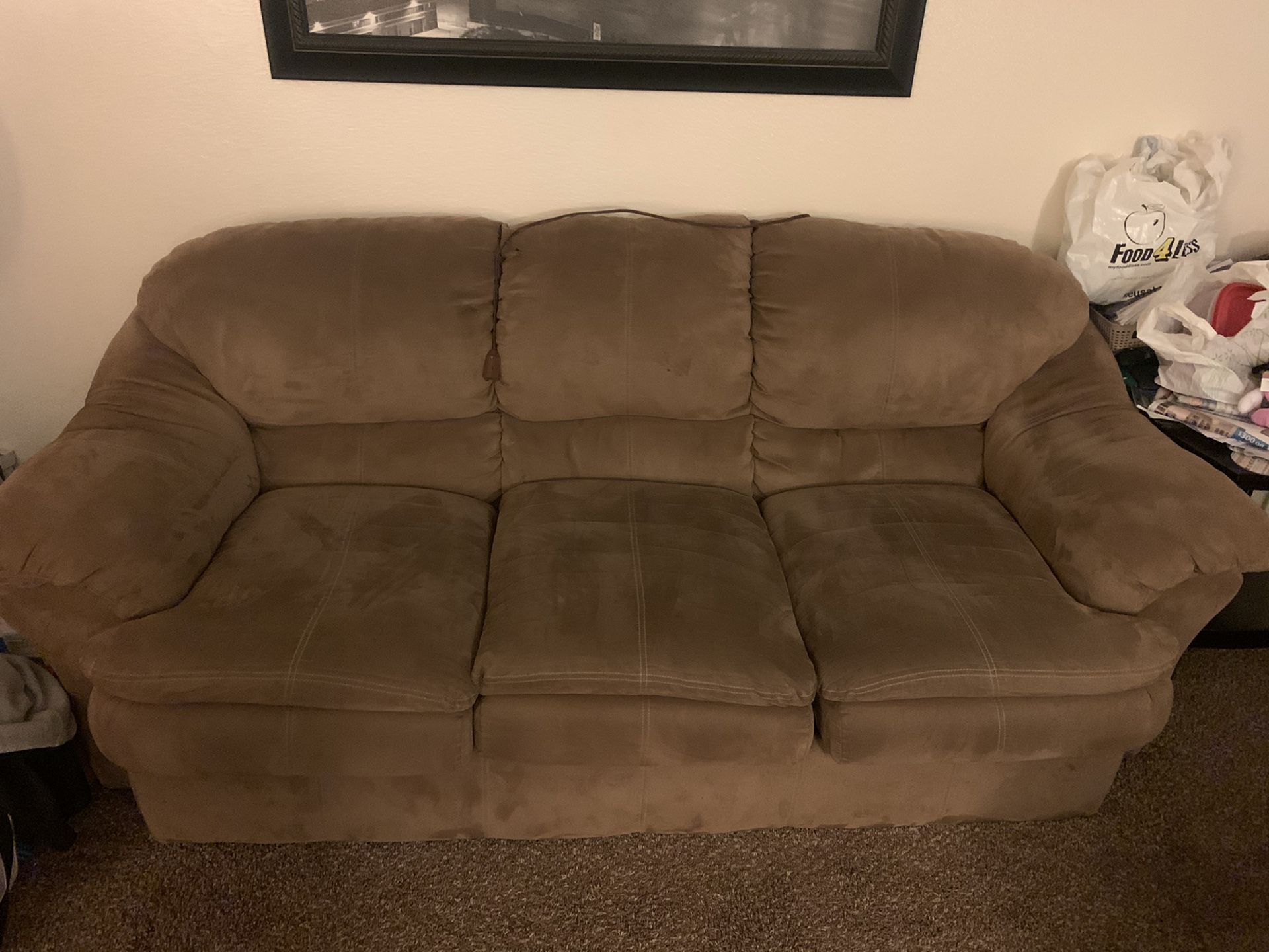 Couch, Love seat, & recliner