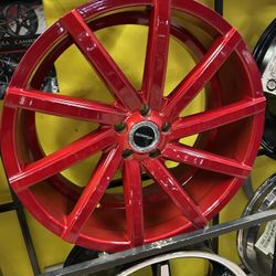 Red Strada Wheels