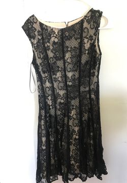 Laced black dress