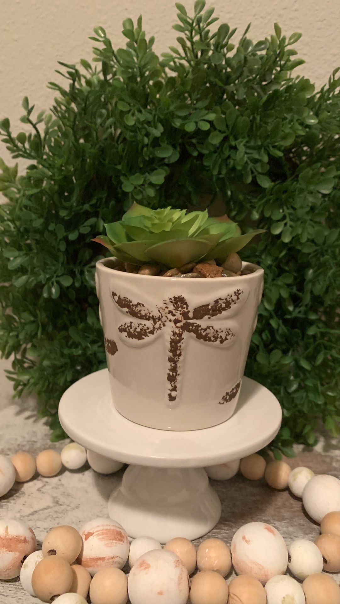 Farmhouse ceramic mini firefly planter