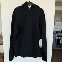 New: Vuori Large Seaside Pullover Hoodie Black
