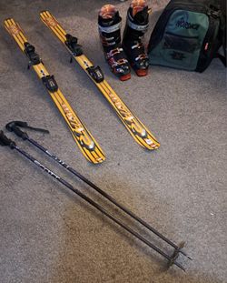 Ski Set Combo" Ski Shoes Size 11's