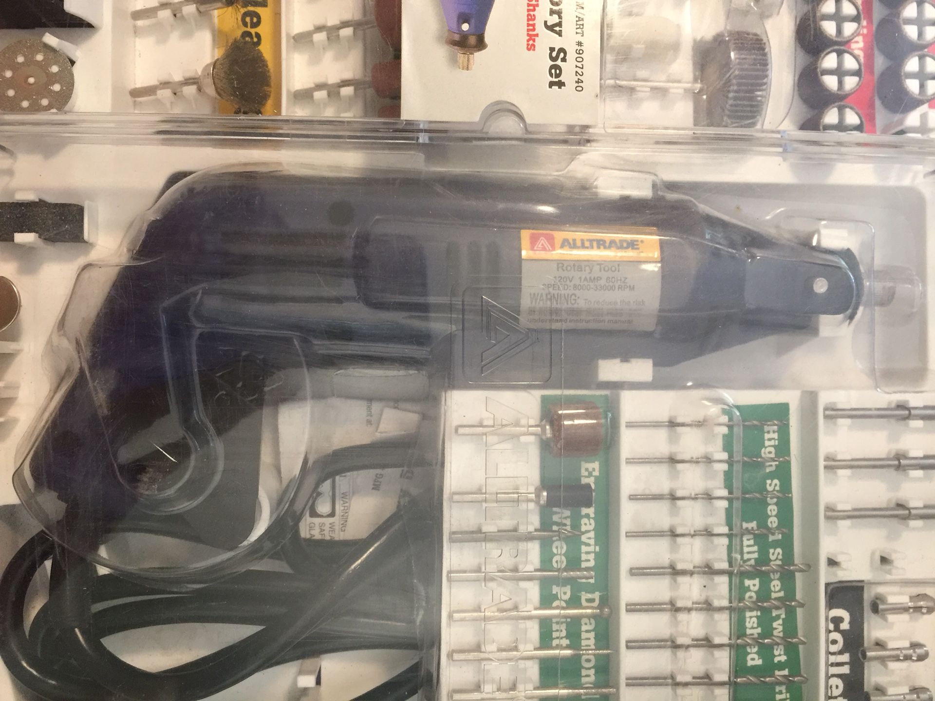 Alltrade (Dremel) Rotary Tool & Accessory Set 206Pieces for Sale in
