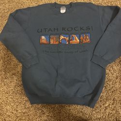 Vintage Crewnext Utah “rocks” Sweatshirt 