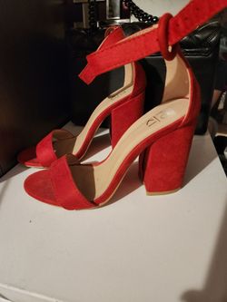 Red heels size6