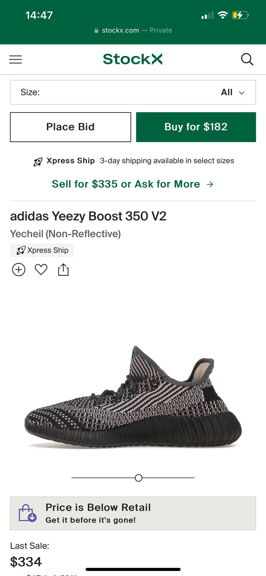 Adidas Yeezy Boost 350 V2 Yecheil (Non Reflective) for Sale in San Antonio,  TX - OfferUp