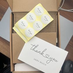 Thank You Cards & Envelopes
