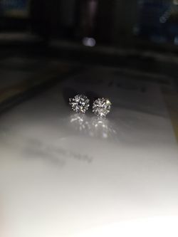 4.80 Total Carat Weight REAL Lab Grown VVS Diamond Earrings