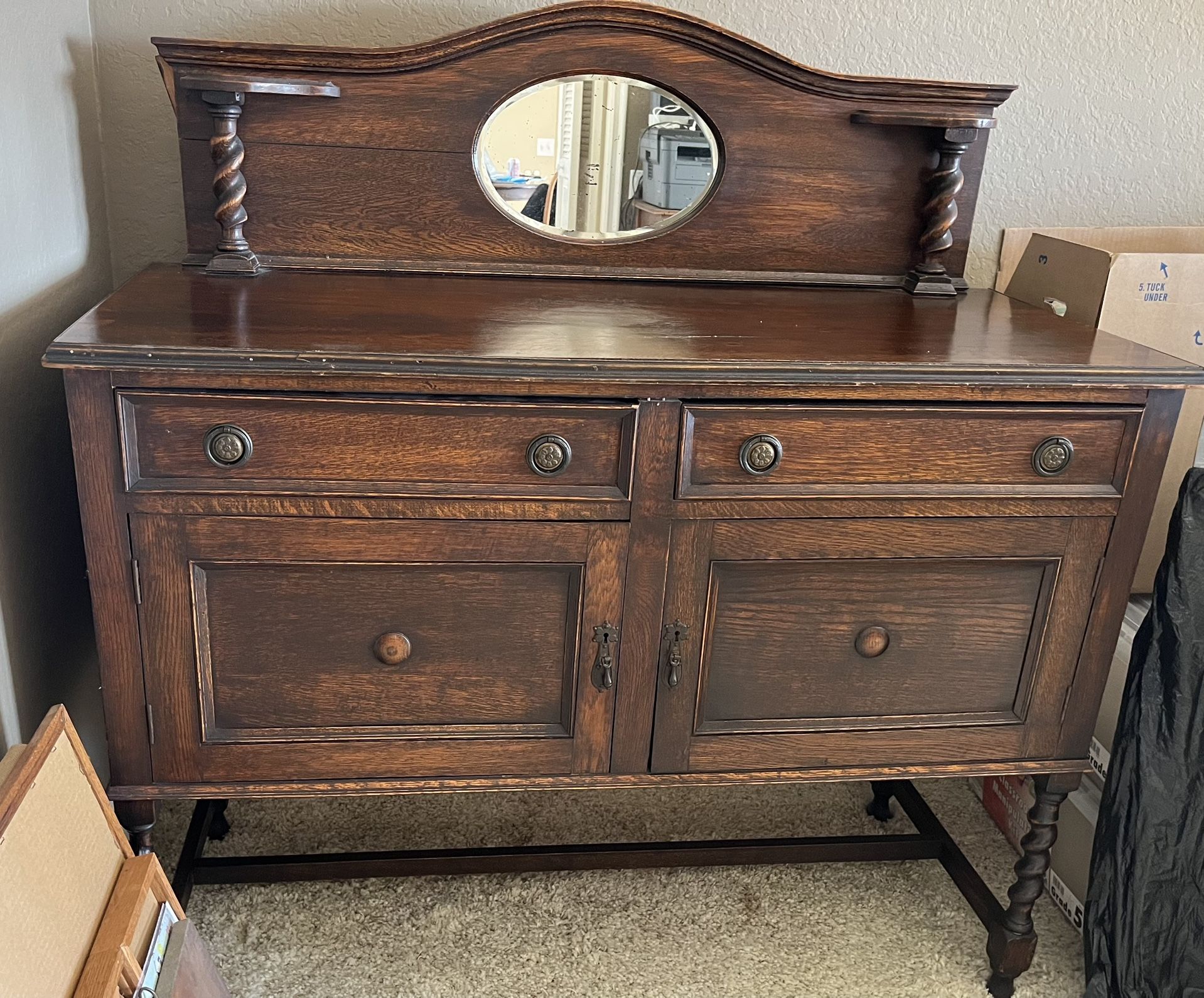 Wood Buffet