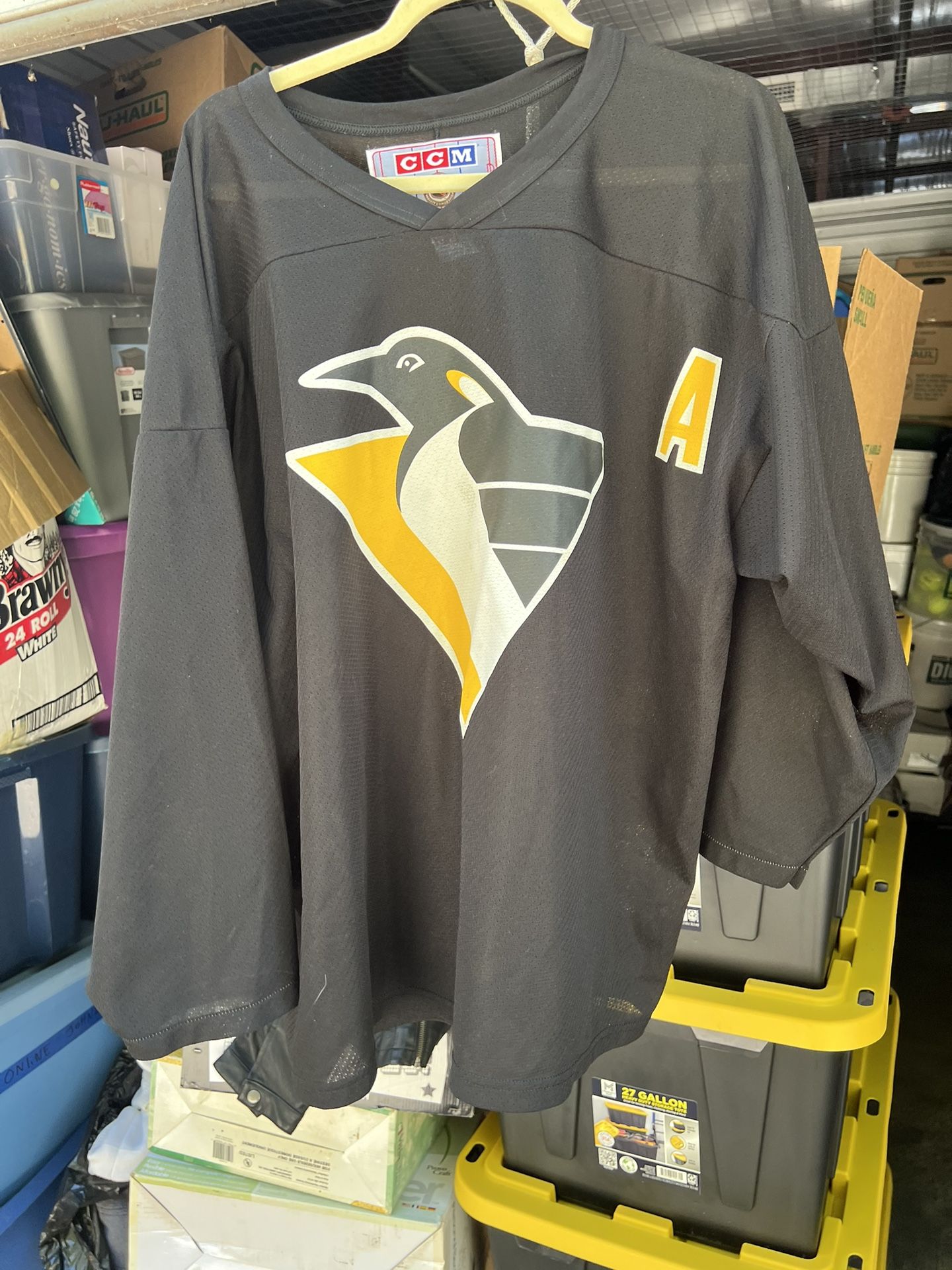 JAROMIR JAGR #68 Pittsburgh Jersey Vintage 90's NHL Size XL