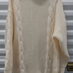 Shein Turtleneck Sweater Dress Ladies Size S