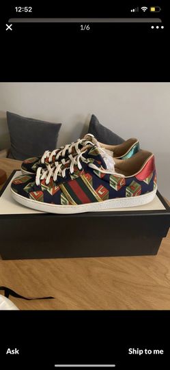 Gucci shoes for sale have dust bags and authenticity cards