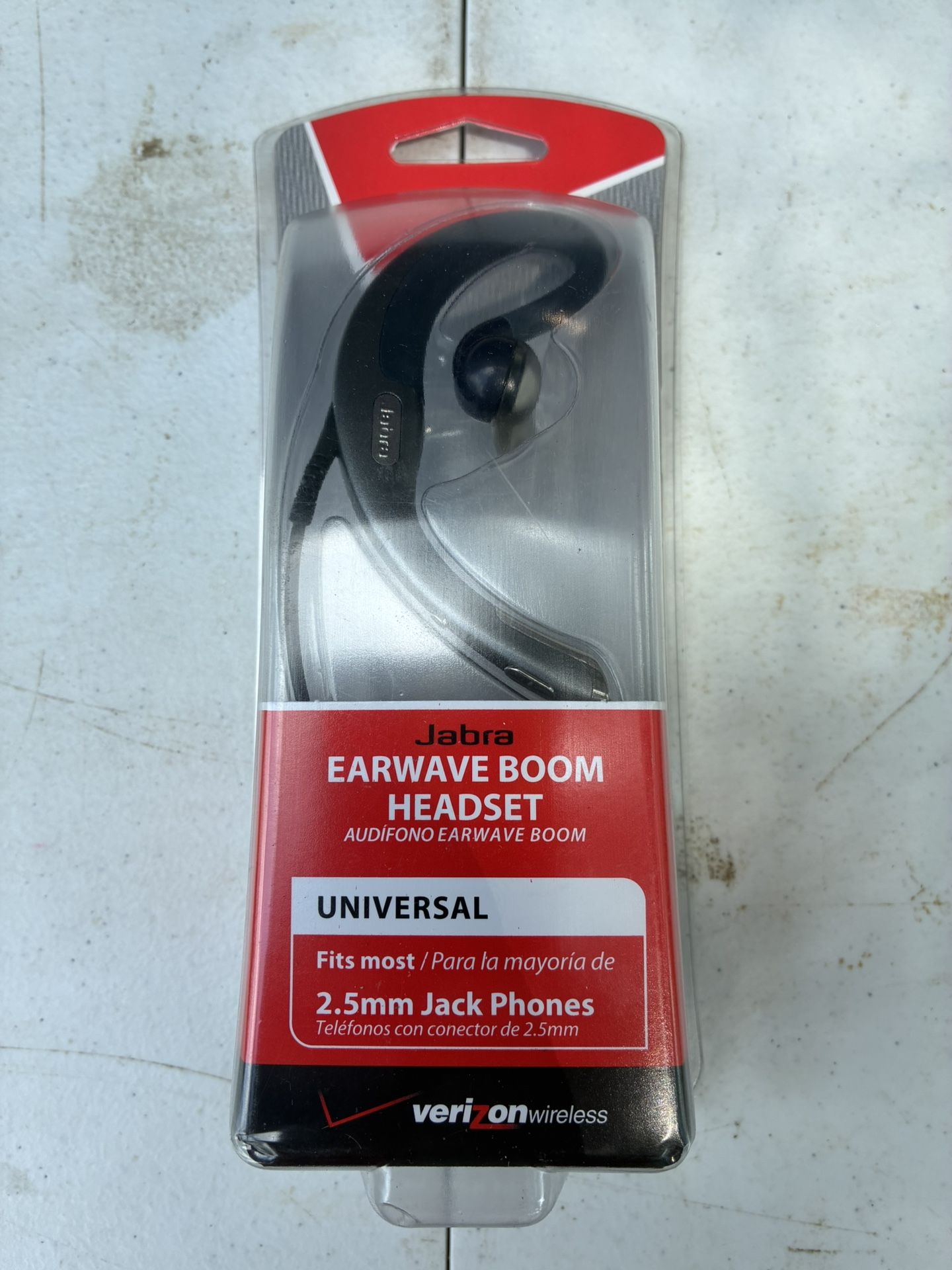 Verizon Wireless Jabra Ear wave Boom Headset NEW