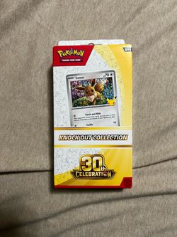 Pokémon TCG 30th Celebration Knock Out Collection Eevee Promo Sealed
