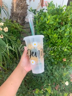 Sunflower Starbucks Cup