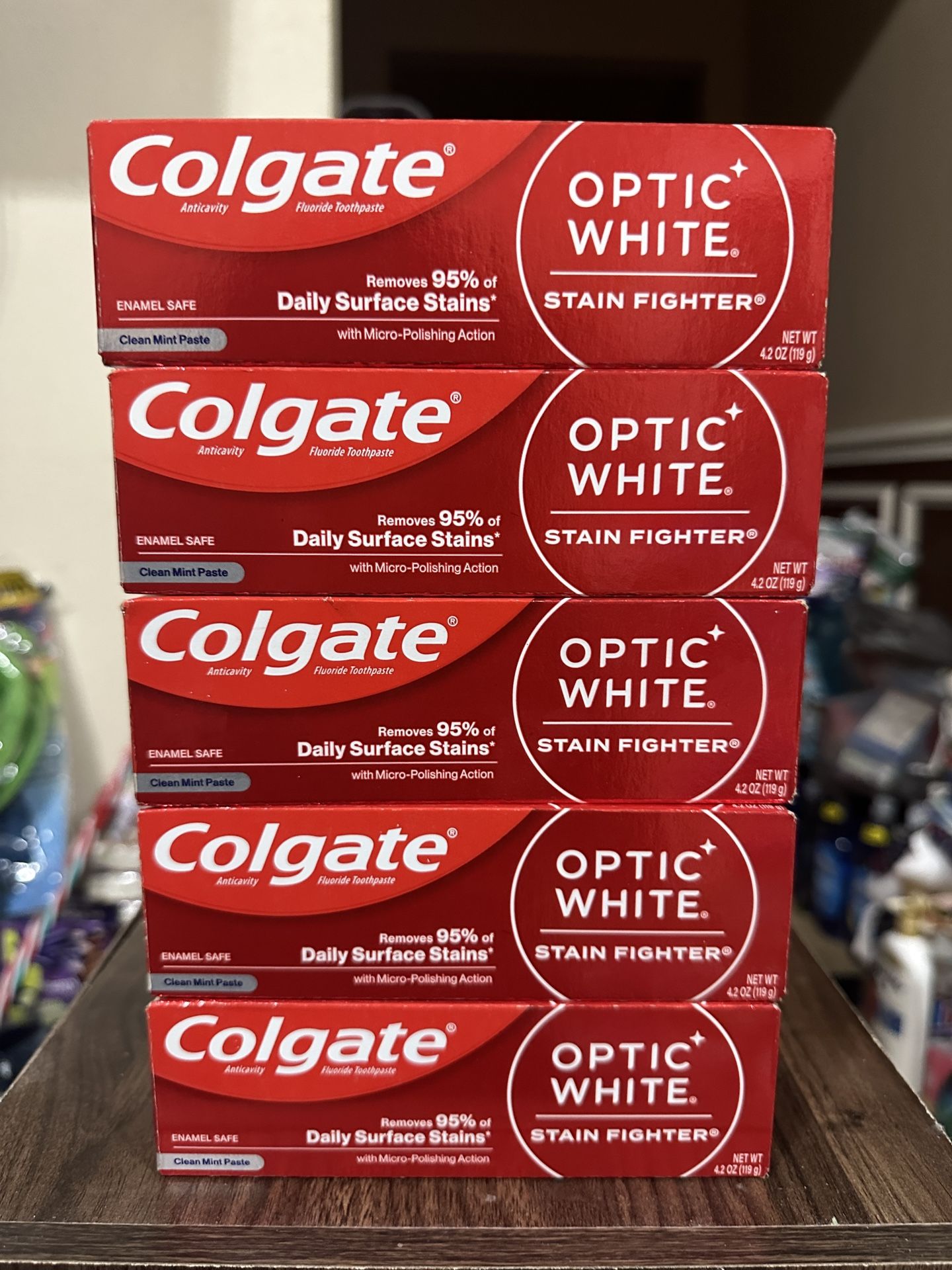 Colgate Optic White 5 For $10 THIS WEEKEND ONLY 