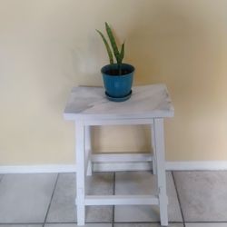 Sleek marble-style accent table