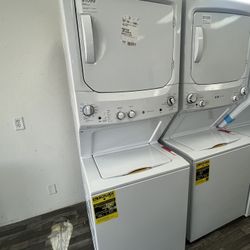 $1099 Washer / Electric Dryer Laundry Tower, Open Box, 1 Year Warranty