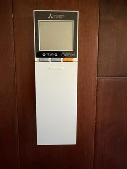 Mitsubishi/Trane Mini-split Remote