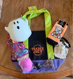 Halloween Gift Trader Joe’s Tote Bag and Squishy Bundle