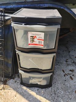 Life Story Classic 3-Drawer Plastic Storage Cart