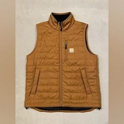 Carhartt Relaxed Fit Rain Defender Tan Brown Quilted Puffer Vest Men 3XL