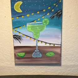 Hand painted Margarita Picture 