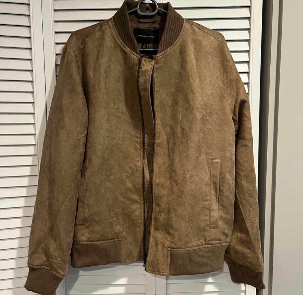 Banana Republic Suede Bomber Jacket