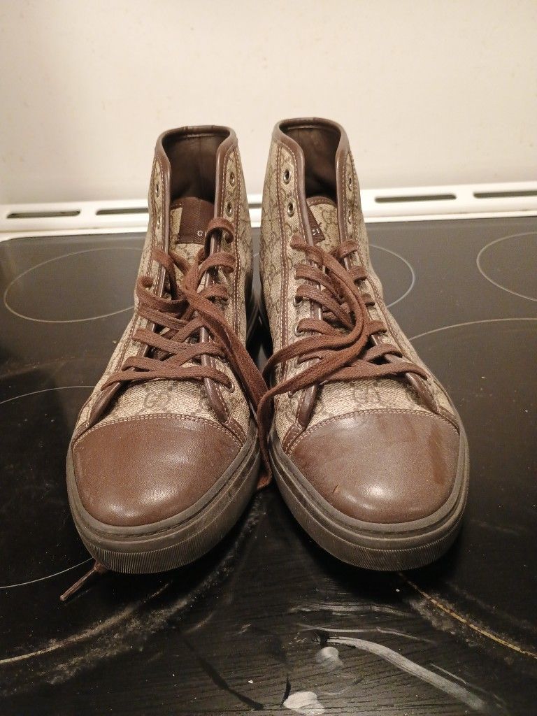 USED SIZE 10 MEN'S GUCCI HIGHTPOS