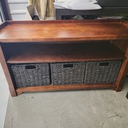 Entryway Storage Bench 