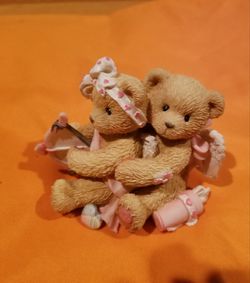 Cherished Teddies "Aiming for your heart" Cupid Bear Figurines