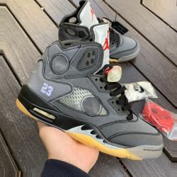 Air Jordan 5 Retro Off-White Black