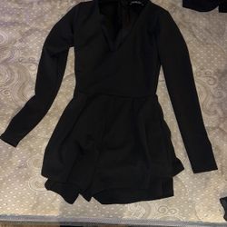 Body Short Suit. Black 